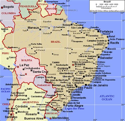brazil cities map|Brazil .